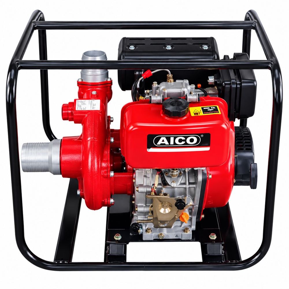 16hp-aico.jpg AICO 16HP Diesel High Pressure Water Pump – 3 Inch - Image 1